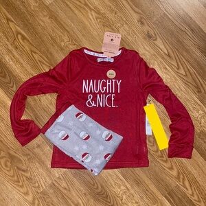 NWT new Christmas Rae Dunn Pajama Set kids children